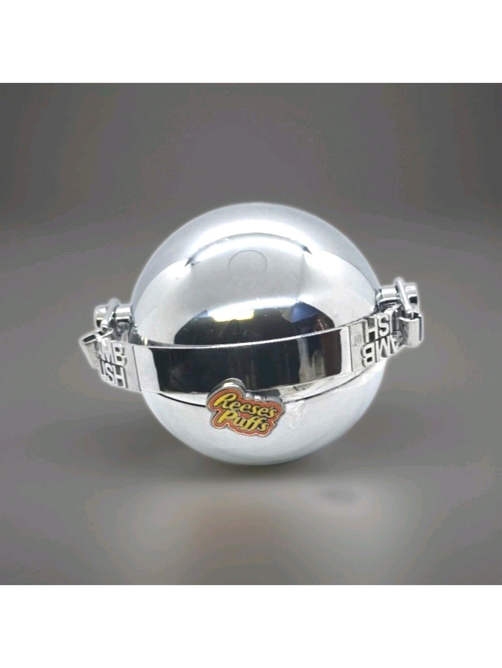 Ambush x The Reeses Puffs The Chrome Puff Bowl  Limited Edition 2022 NEW Silver